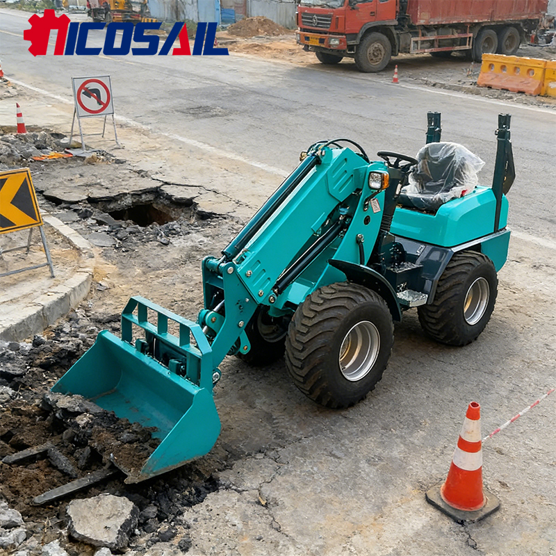 Wheel Loader - Enhanced flexibility telescopic arm front loading