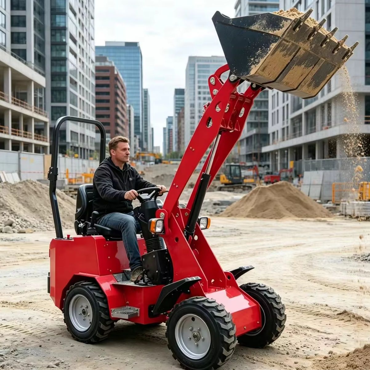 Wheel Loader - Mini Wheel Loader Compact Front End