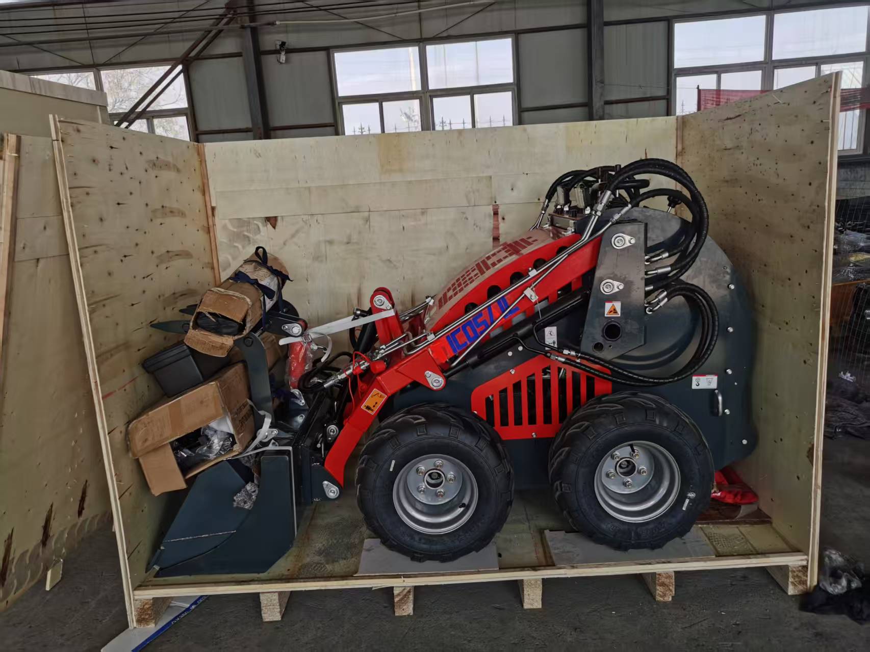 Wheel Loader - 380E skid steer loader four-wheel drive
