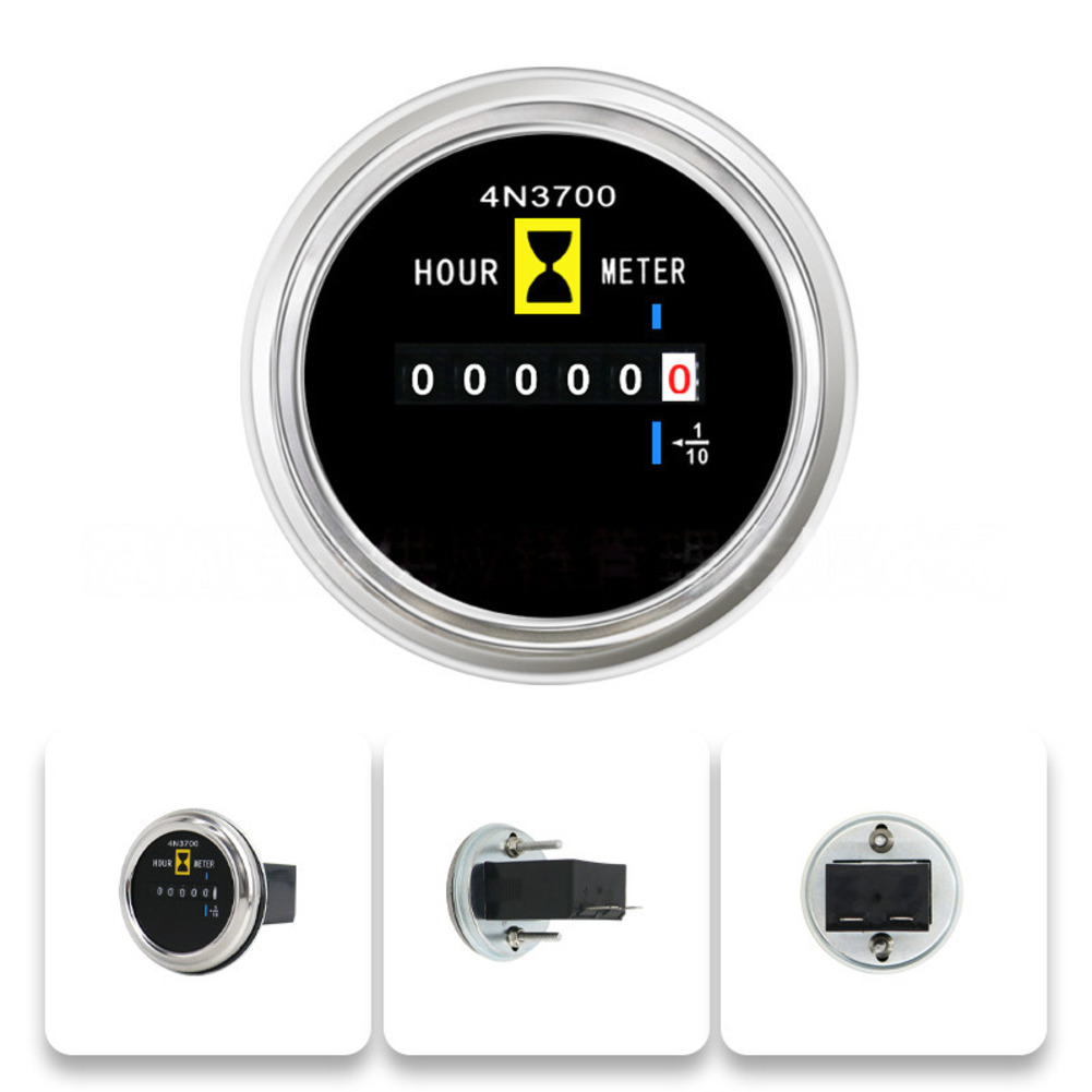 Heavy Equipment Loader - Timer Operating Hours Meter 4N3700 52MM