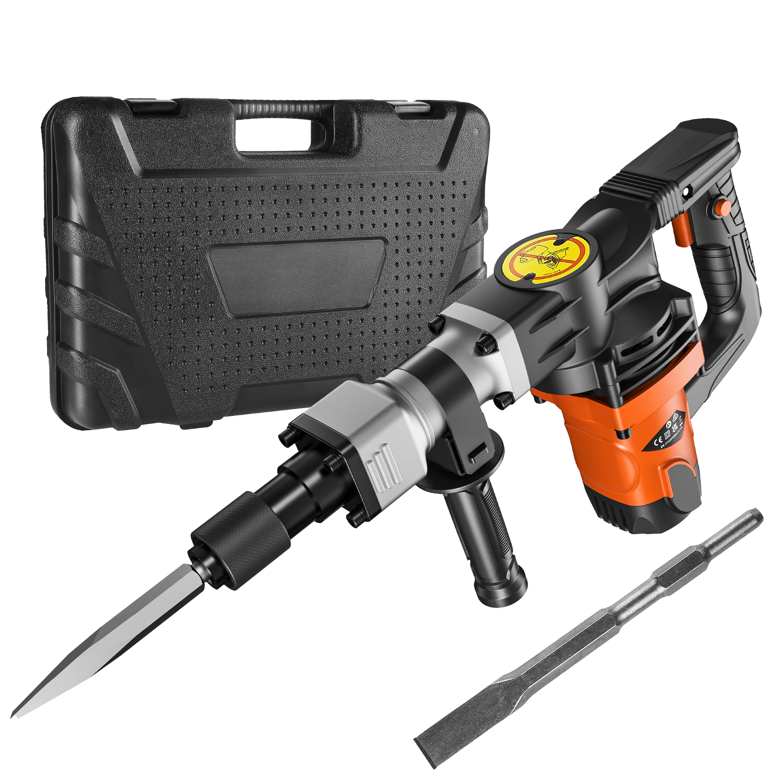 Concrete Breaker Demolition - SucceBuy 1400W Demolition Jack Hammer Electric
