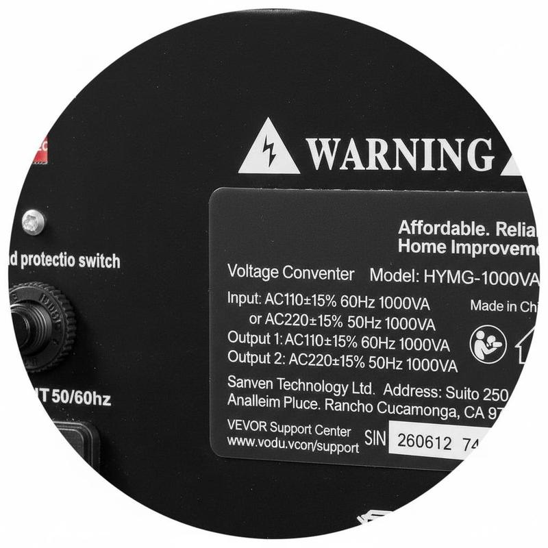 Power Voltage Changer 1000VA F - Heavy Equipment In Kitchen 리뷰 및 가격
