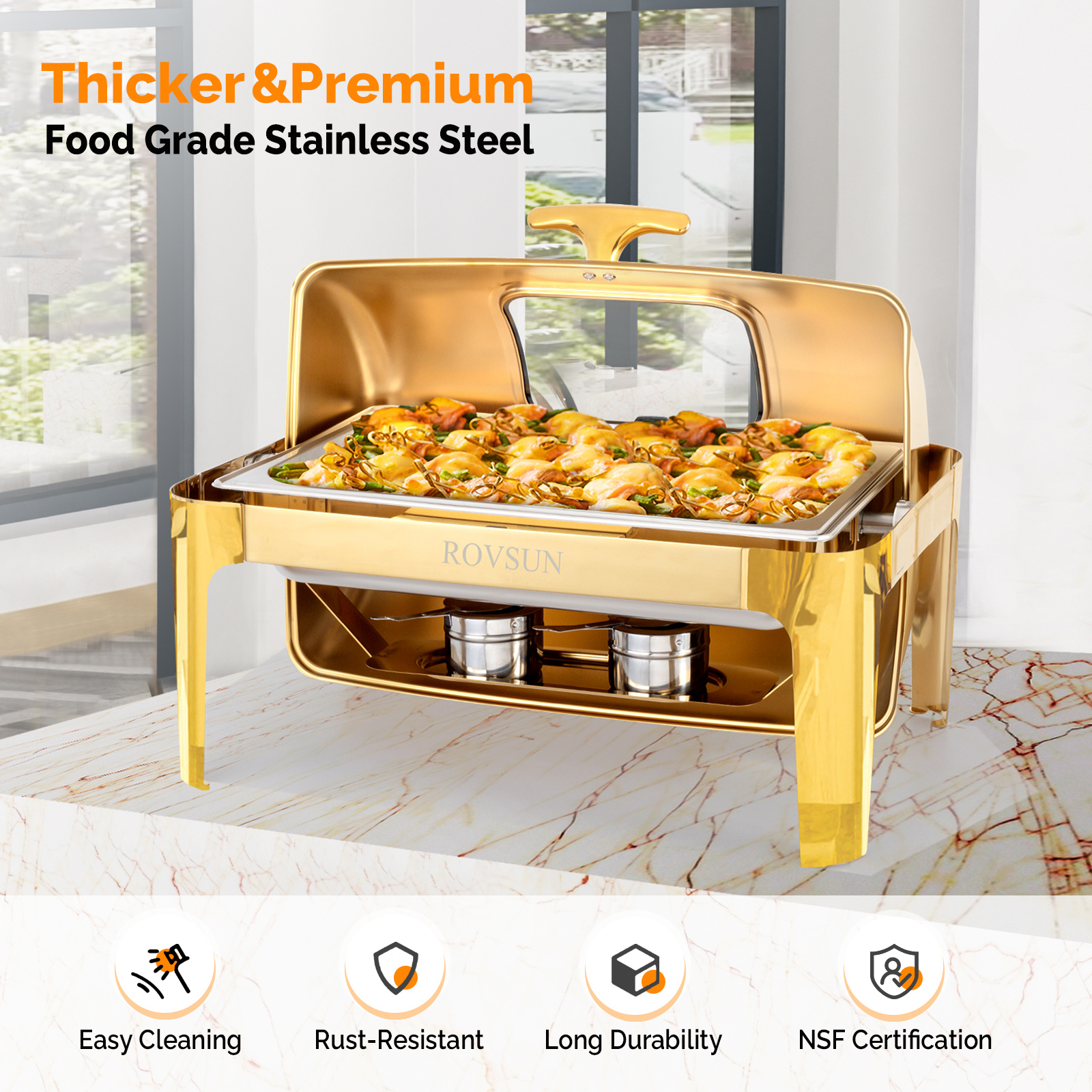 MEFFIR 9QT Commercial Gold Rol - Heavy Equipment In Kitchen 리뷰 및 가격