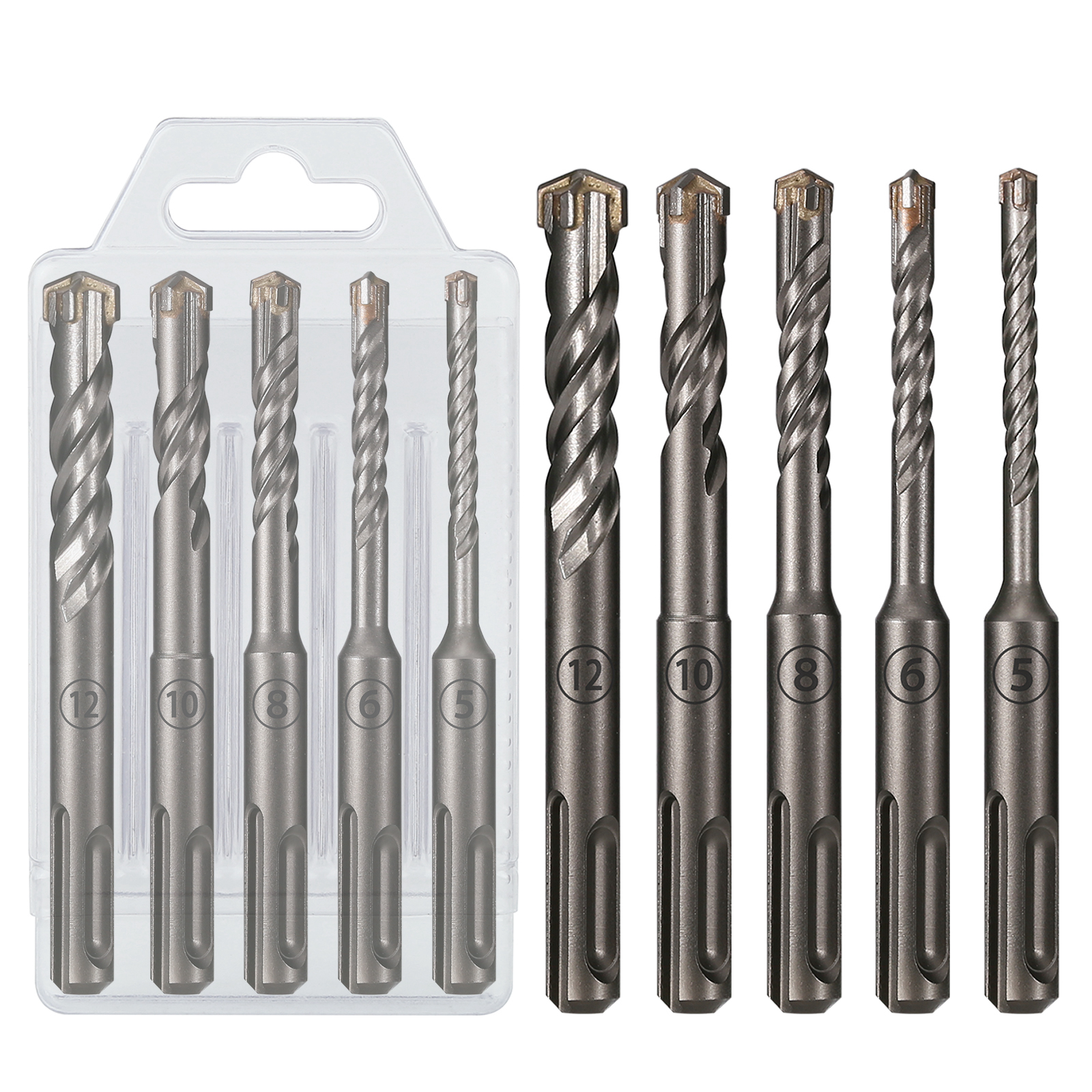 5Pcs/Set SDS PLUS Shank 5/6/8/ - Concrete Breaker Demolition 리뷰 및 가격