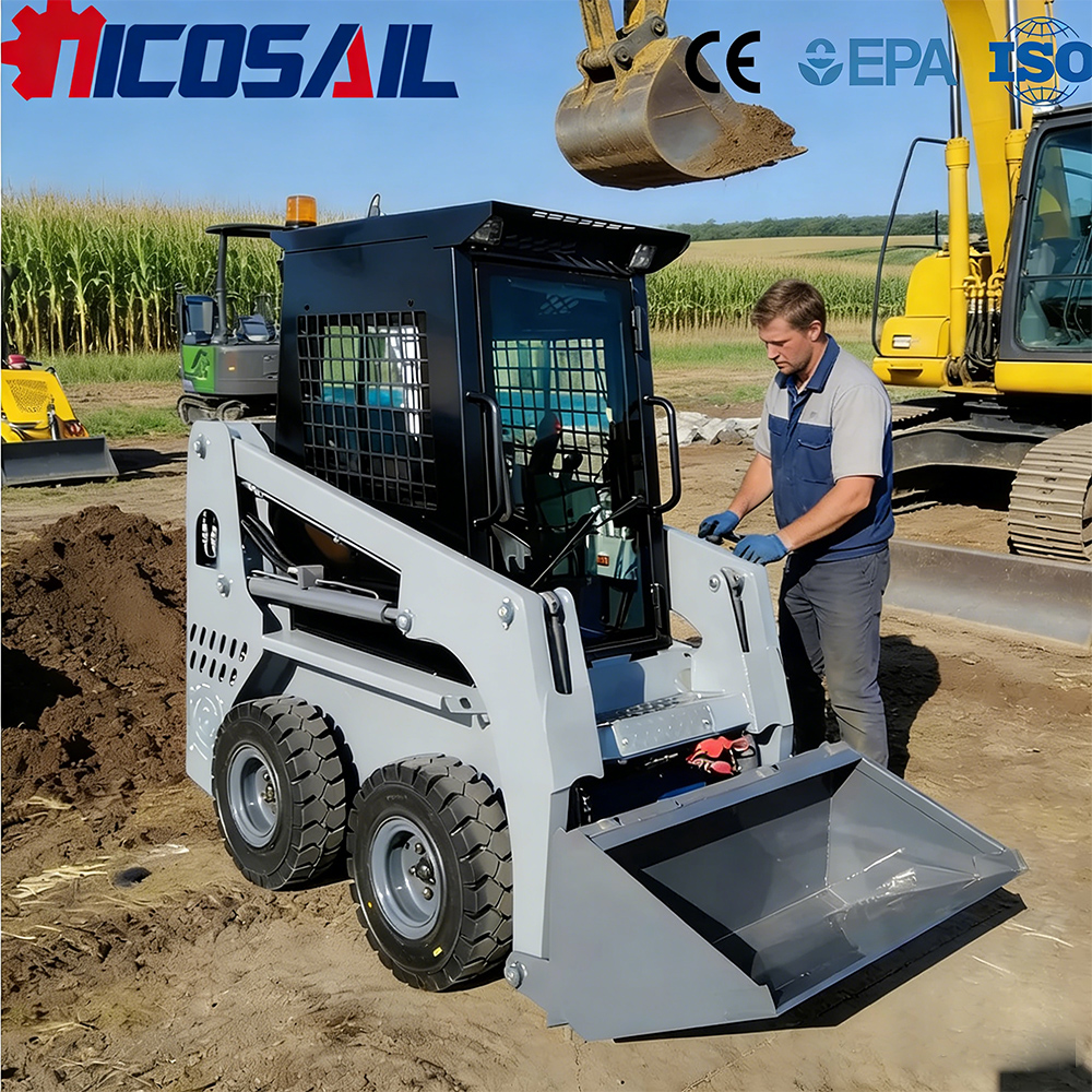 Mini Wheel Skid Steer Loader C - Wheel Loader 리뷰 및 가격
