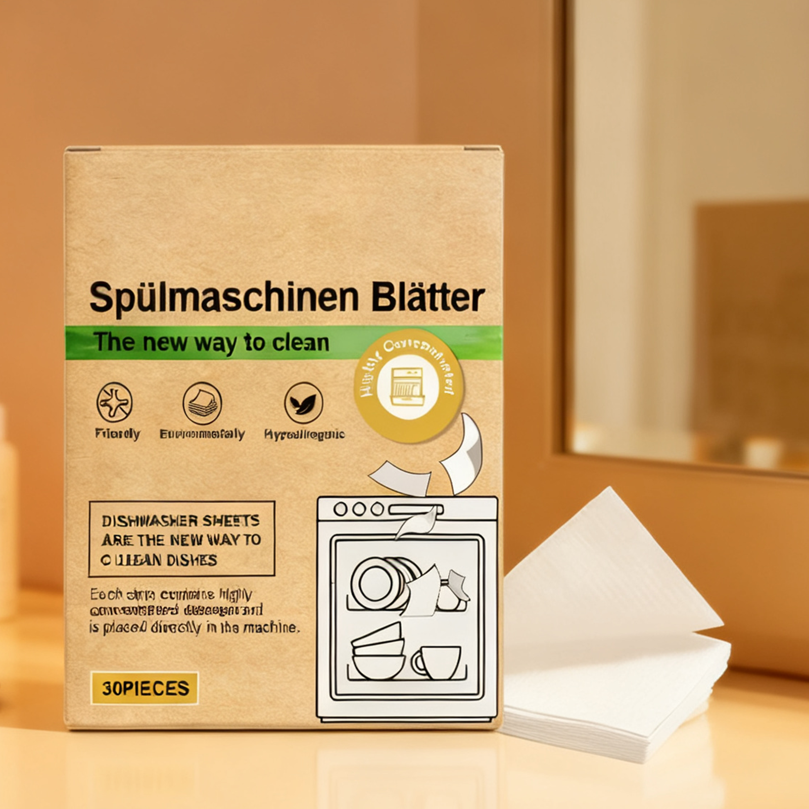 Dishwasher Cleaner Tablets, 30 - Heavy Equipment Grinder 리뷰 및 가격
