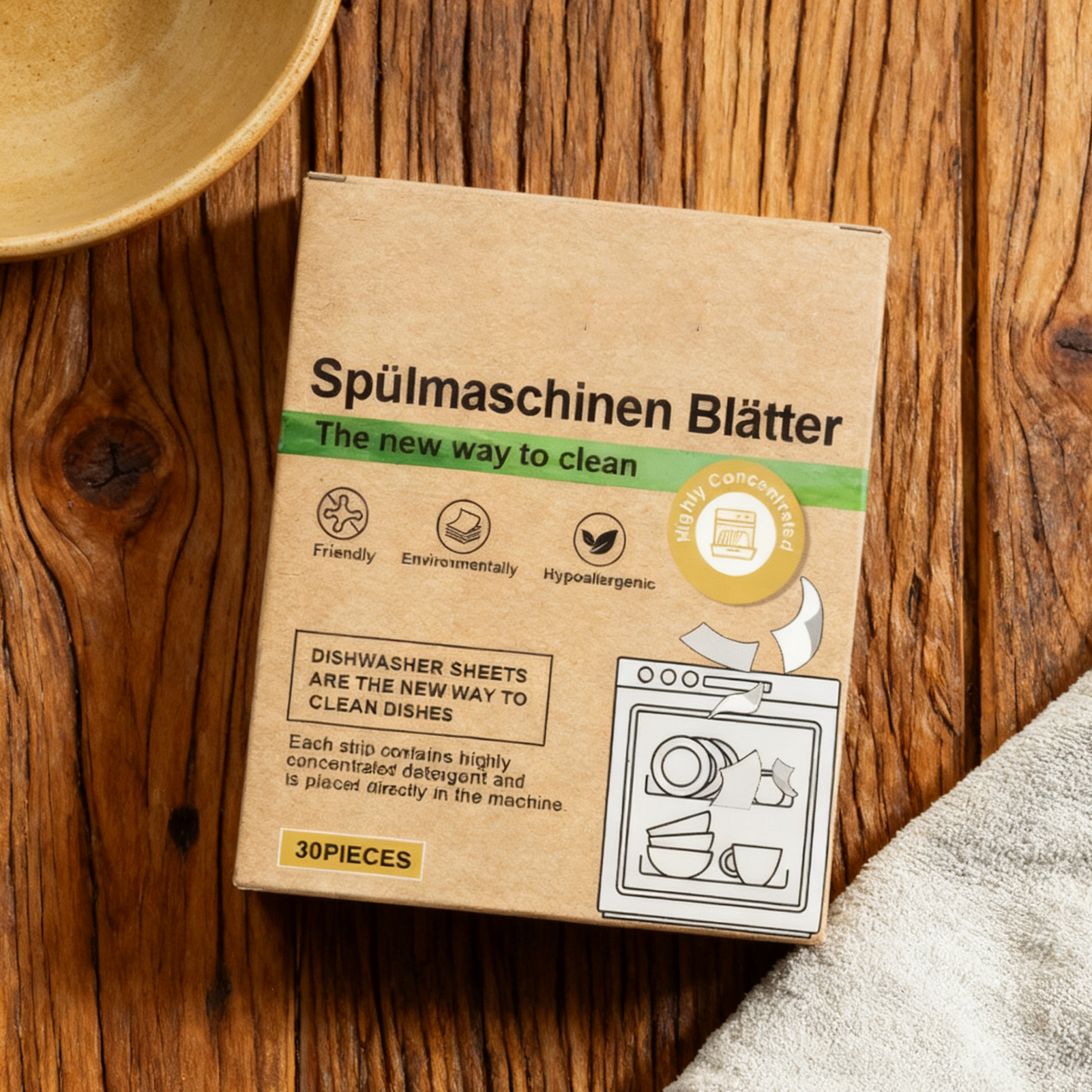 Dishwasher Cleaner Tablets, 30 - Heavy Equipment Grinder 리뷰 및 가격