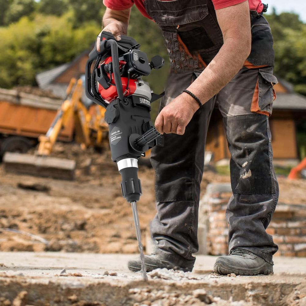 3-in-1 32.6CC Gas Hammer Drill - Concrete Breaker Demolition 리뷰 및 가격