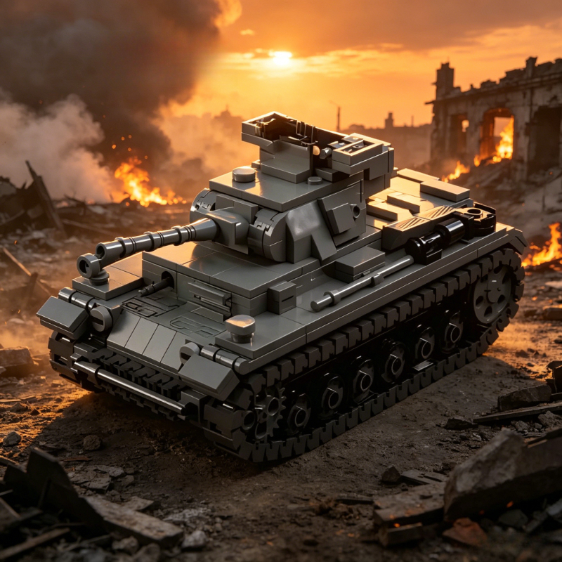 MOC WW2 F-type Heavy Tank War  - Heavy Equipment Certificate 리뷰 및 가격