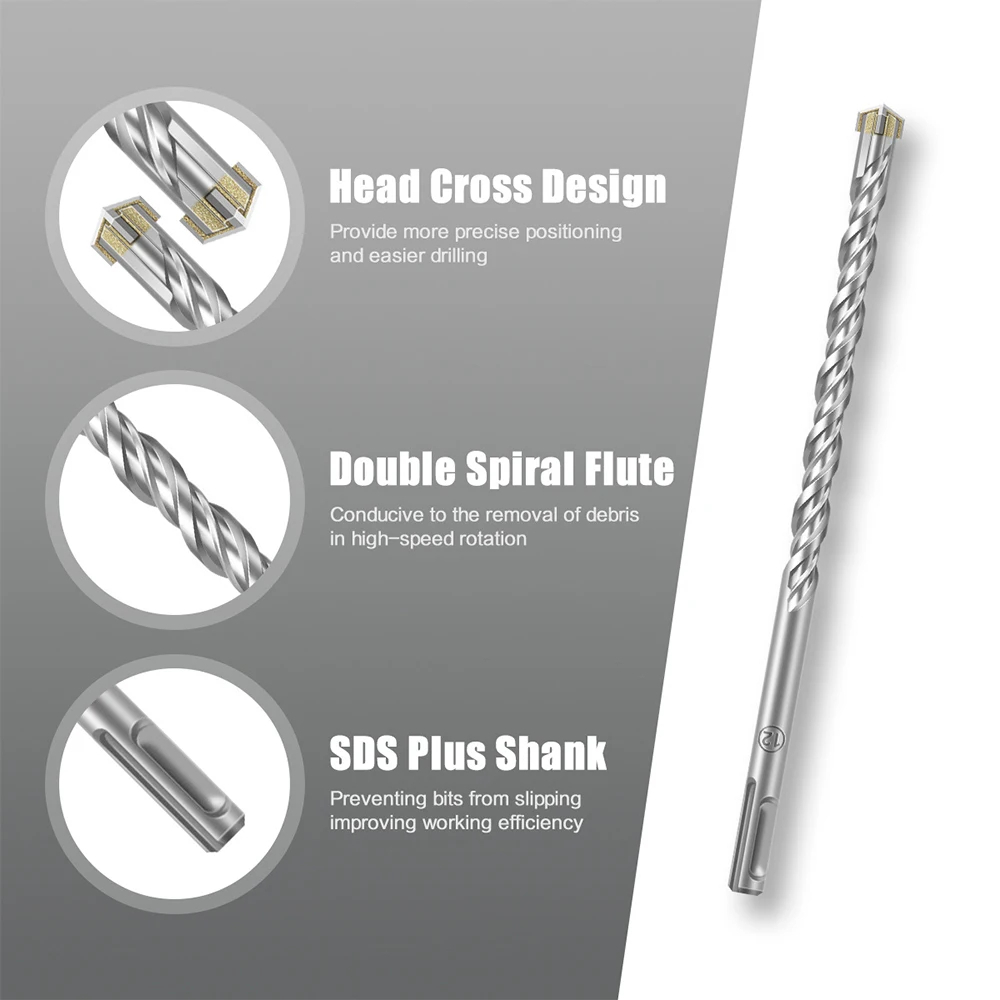 Drill Bit Set 7 Pieces, Concre - Concrete Breaker Demolition 리뷰 및 가격